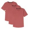 Organic V-Neck T-Shirt 3 Pack / Nantucket Red -The Perfect Jean Shop 1 VNeckSingleRed 3