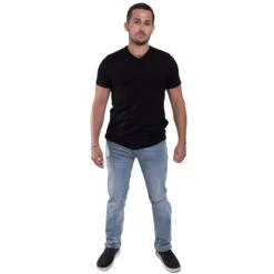 Athletic Fit / Ice (Ripped - Light Tint) -The Perfect Jean Shop 3 AthleticFitIce Ripped LightTint