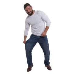 Thick Thicc Fit / Admiral (Med Blue) 9 Thick Thicc Fit / Admiral (Med Blue) -The Perfect Jean Shop 3 ThickThiccFitAdmiral MedBlue