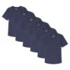 Organic V-Neck T-Shirt 6 Pack / Navy -The Perfect Jean Shop 3 VNeckSingleNavy 6