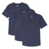 Organic V-Neck T-Shirt 3 Pack / Navy -The Perfect Jean Shop 5 VNeckSingleNavy 3