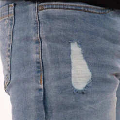 Athletic Fit / Ice (Ripped - Light Tint) -The Perfect Jean Shop 7 AthleticFitIce Ripped LightTint