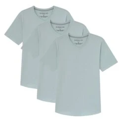 The Perfect Jean Shop 17 Organic V-Neck T-Shirt 3 Pack / Mint