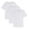 Organic Crew Neck T-Shirt 3 Pack / White -The Perfect Jean Shop 9 CrewSingleWhite 3