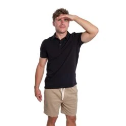 Organic Polo Shirt 3 Pack / Black -The Perfect Jean Shop BLACKPOLO LIGHTKHAKISLIM 4 763b3cc9 7911 4d85 b44e 5e45798e4e89