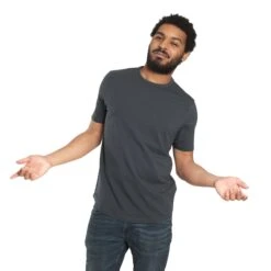 Organic Crew Neck T-Shirt 6 Pack / Steel -The Perfect Jean Shop E CHACOAL CREW 5 3 09bc259e 1b44 4424 80ca 4c12df305f2a