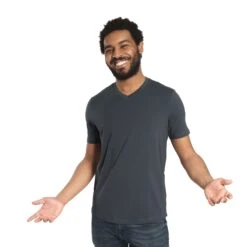 Organic V-Neck T-Shirt 6 Pack / Day & Night -The Perfect Jean Shop E CHACOAL VNECK 2 872e57d5 1ba5 4777 ab50 c499f0e6d36d