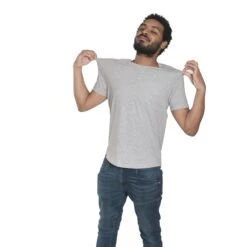 Organic V-Neck T-Shirt 3 Pack / Heather Grey -The Perfect Jean Shop E Grey VNECK 4 d93cf772 7e6f 4f36 8f5d a7bad4c1c090