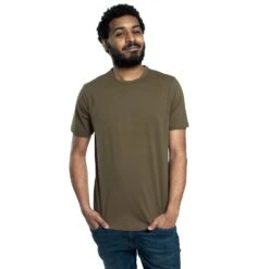 Organic Crew Neck T-Shirt 3 Pack / Camo -The Perfect Jean Shop E OLIVE CREW 5 3 c476e521 9135 4e68 a3ca 8b9a40c712fd