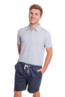 Organic Polo Shirt / Heather Grey 14 Organic Polo Shirt / Heather Grey -The Perfect Jean Shop GREYPOLO NAVYATHLETIC 14 ad8f26e0 6776 44ad 84d8 9cb2498552b0