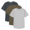 Organic Crew Neck T-Shirt 3 Pack / High Line Hues -The Perfect Jean Shop Highline Hues