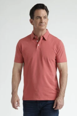Organic Polo Shirt / Nantucket Red