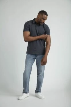 Organic Polo Shirt 3 Pack / Steel Grey -The Perfect Jean Shop IMG 8256 69e874f9 e55d 43bf ba8a d230d65327bf