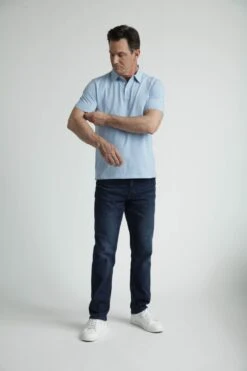 Organic Polo Shirt 3 Pack / Light Blue -The Perfect Jean Shop IMG 8363 3042c045 aad2 4176 81e0 ad238da0a140