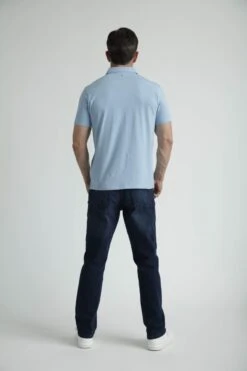 Organic Polo Shirt 3 Pack / Light Blue -The Perfect Jean Shop IMG 8368 f6d29f64 6018 4559 b30f 2ea00db6b2d5