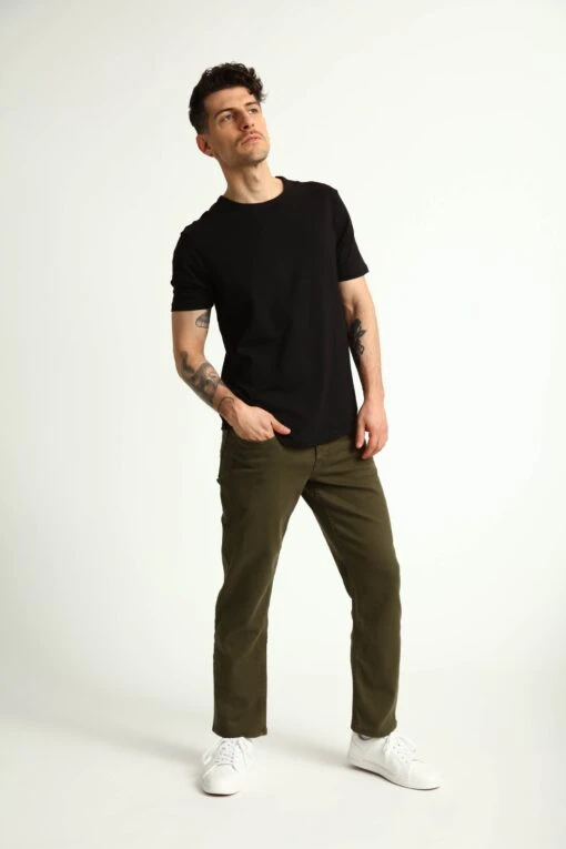 Athletic Fit / Denkhaki™ Soldier (Olive) 5 Athletic Fit / Denkhaki™ Soldier (Olive) -The Perfect Jean Shop IMG 9314 f076a574 8d59 4a73 814a 02ad7946909f