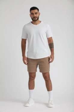 Everyday Comfort Shorts (Slim Fit) / Dark Khaki & Soldier Olive -The Perfect Jean Shop IMG 9622 d0e24394 93cd 4c42 9d27 fc5587337add