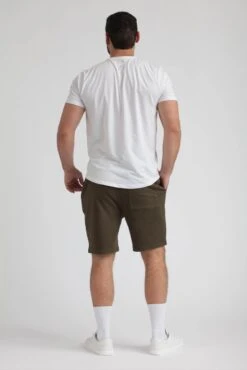 Everyday Comfort Shorts (Athletic Fit) / Soldier Olive 11 Everyday Comfort Shorts (Athletic Fit) / Soldier Olive -The Perfect Jean Shop IMG 9670 2138795e 489e 4dc2 8bac 7a83f7f7dba0
