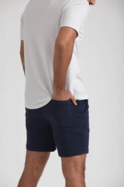 Everyday Comfort Shorts (Slim Fit) / Navy -The Perfect Jean Shop IMG 9742 e3b69445 e00f 4ad1 a354 159819142709