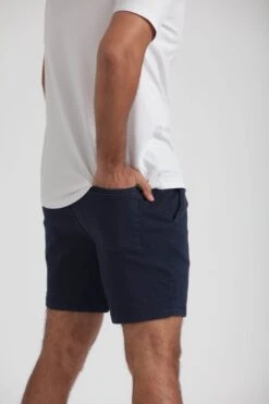 Everyday Comfort Shorts (Slim Fit) / Dark Khaki & Navy -The Perfect Jean Shop IMG 9743 a0dd8f67 53f7 459a 8f62 90162003a9ff