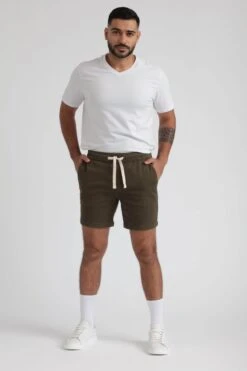 Everyday Comfort Shorts (Slim Fit) / Soldier Olive -The Perfect Jean Shop IMG 9807 c5fa9072 05ce 42de b910 f4256c29f12d