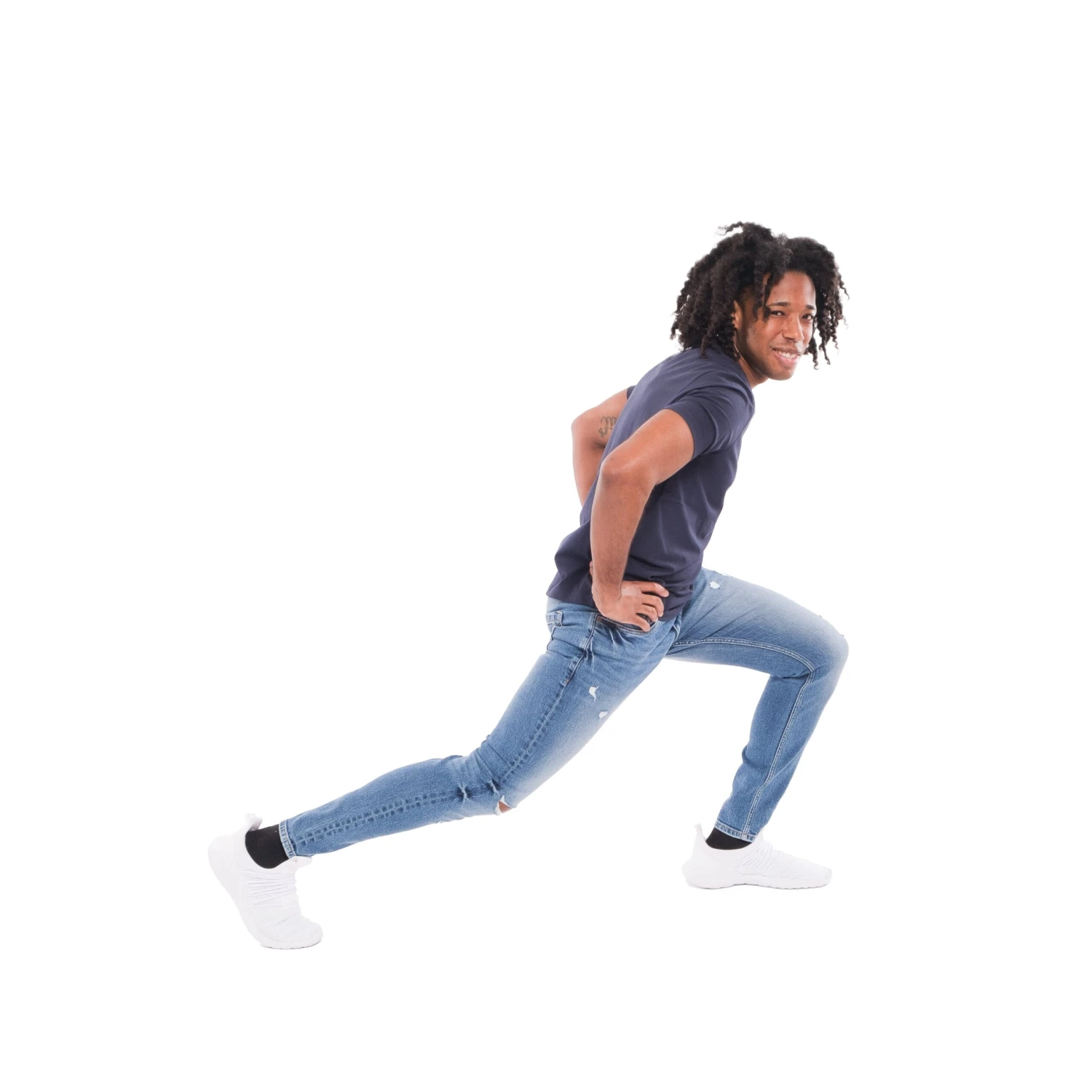 Skinny Fit / Glacier (Ripped - Med Blue) 4 Skinny Fit / Glacier (Ripped - Med Blue) - Image 2