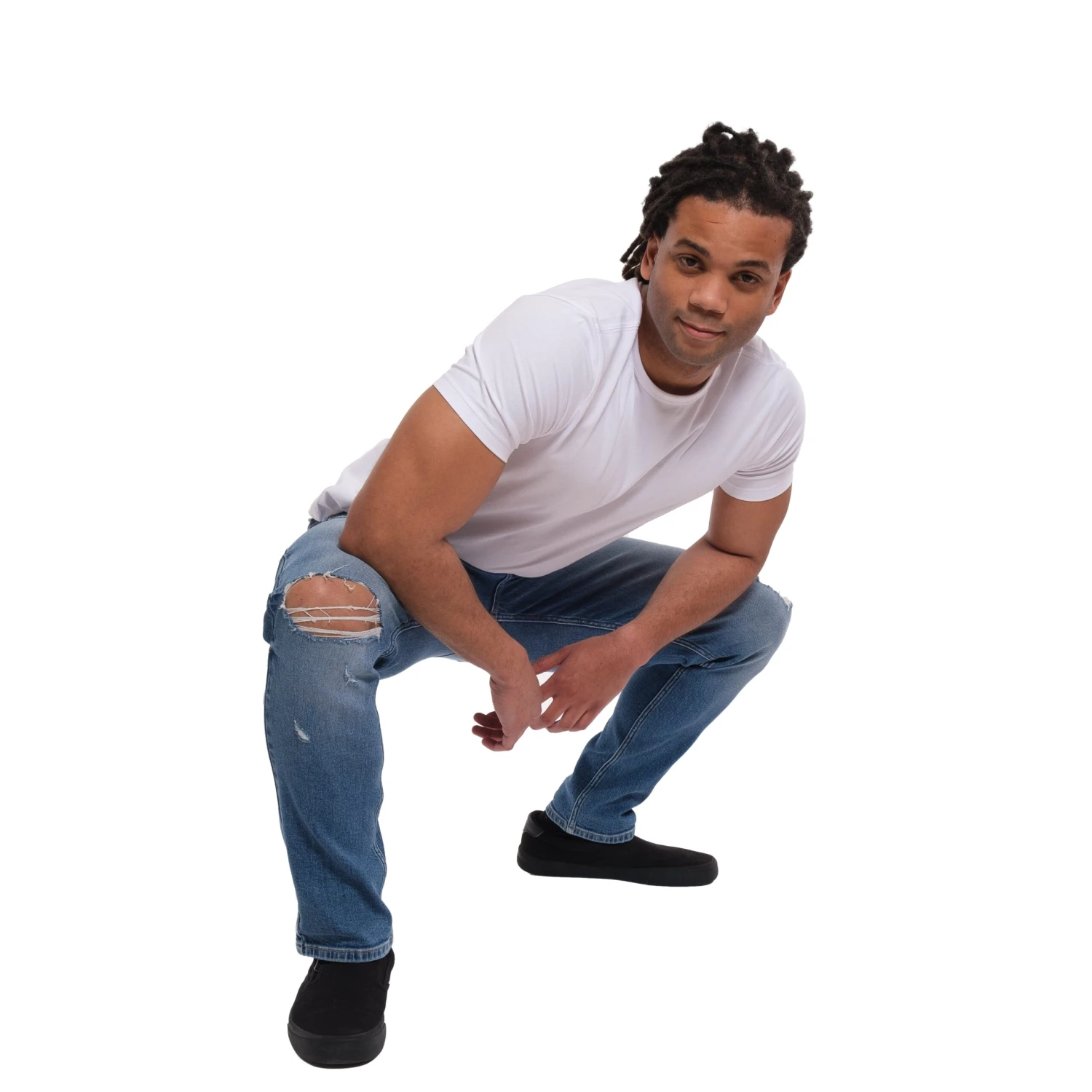 Slim Thick Fit / Glacier (Ripped - Med Blue) 6 Slim Thick Fit / Glacier (Ripped - Med Blue) - Image 4