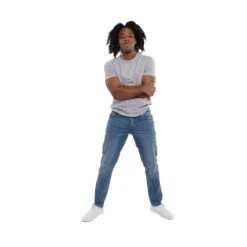 Slim Thick Fit / Stream (Med Blue)