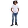 Slim Fit / Glacier (Ripped - Med Blue) -The Perfect Jean Shop SLIM FIT GLACIER RIPS 2