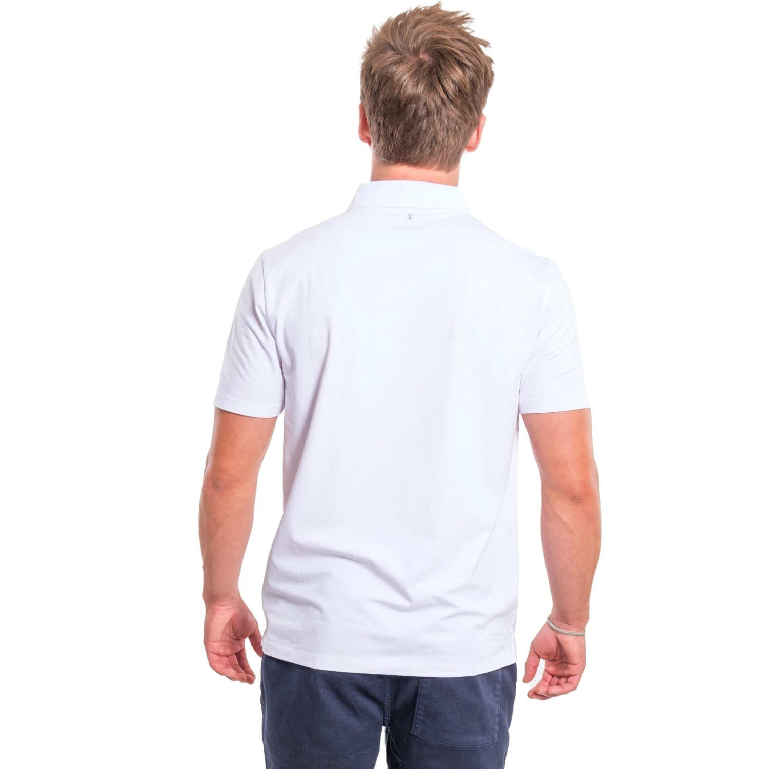 Organic Polo Shirt 6 Pack / White 6 Organic Polo Shirt 6 Pack / White - Image 4