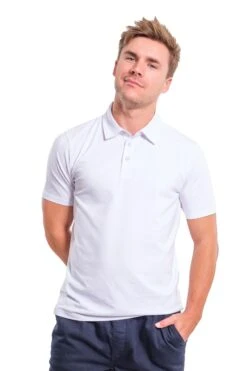 Organic Polo Shirt 3 Pack / Americana -The Perfect Jean Shop WHITEPOLO 12 1