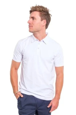 Organic Polo Shirt 6 Pack / Essentials -The Perfect Jean Shop WHITEPOLO 7 1 1