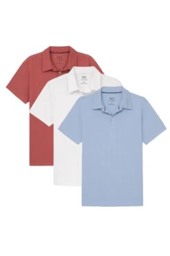 Organic Polo Shirt 3 Pack -The Perfect Jean Shop americana polo 3 pack vertical 1