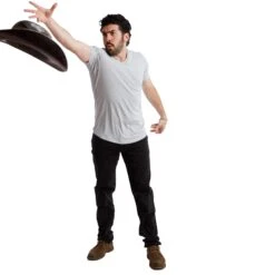 Organic V-Neck T-Shirt / Light Grey -The Perfect Jean Shop athletic steel grayV 0252 Edit