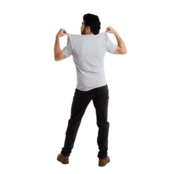 Organic V-Neck T-Shirt 3 Pack / Light Grey -The Perfect Jean Shop athletic steel grayV 0268 Edit 9c958a28 5949 4021 ab30 cdd6e409445c