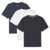 Organic Athletic Fit Crew Neck T-Shirt 3 Pack / The "Basic" Basic -The Perfect Jean Shop basic athletic crew neck 3 pack