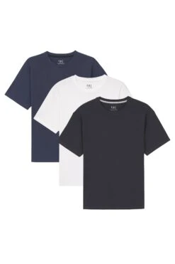 Organic Athletic Fit Crew Neck T-Shirt 3 Pack / The "Basic" Basic