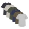 Organic Crew Neck T-Shirt 6 Pack / Central Park -The Perfect Jean Shop central park crew neck 6 pack
