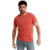 Organic Crew Neck T-Shirt / Nantucket Red -The Perfect Jean Shop cropped crew neck tees 0004 skinny ice redcrew 0152 Edit
