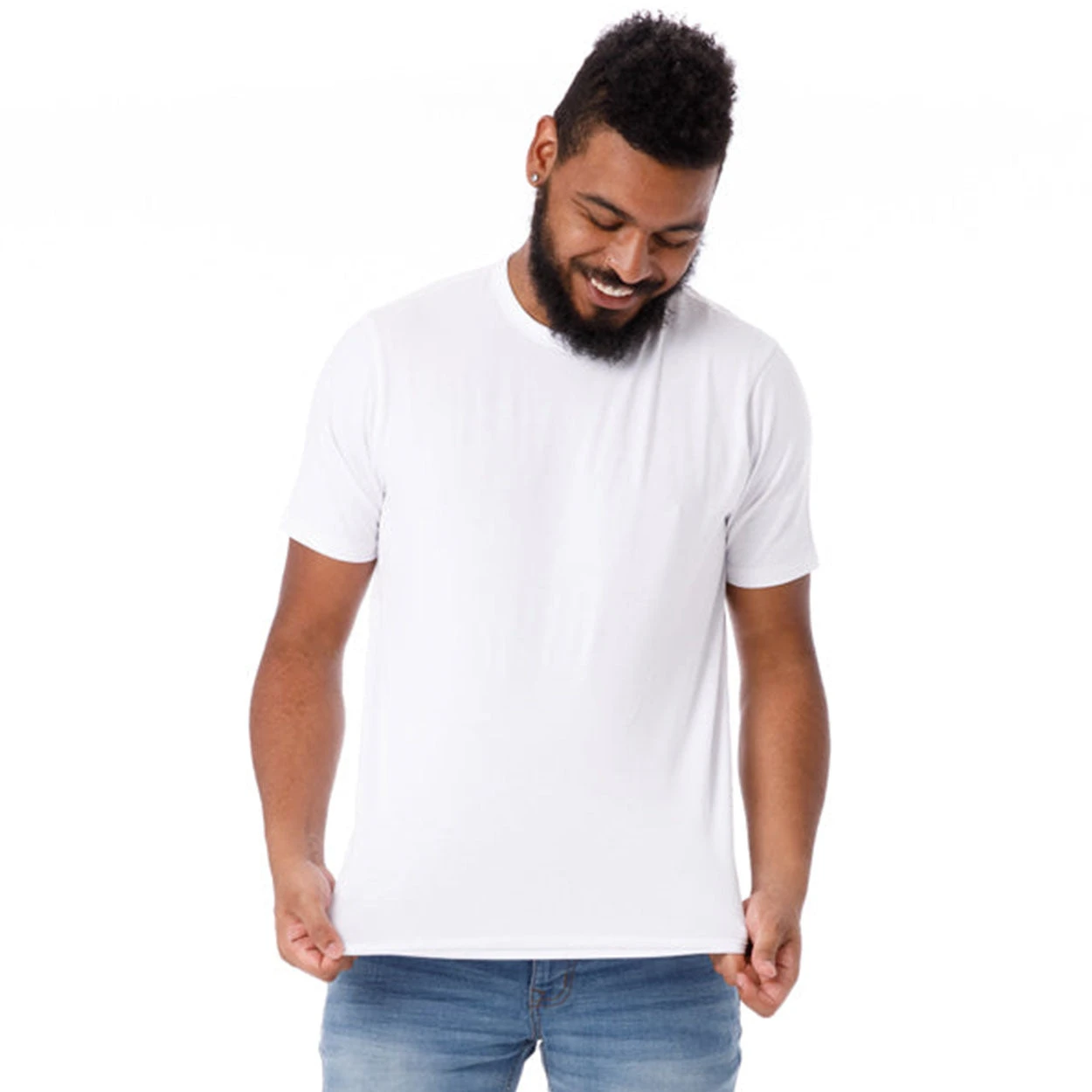 Organic Crew Neck T-Shirt / White 3 Organic Crew Neck T-Shirt / White