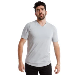 Organic V-Neck T-Shirt 6 Pack / All You Need -The Perfect Jean Shop cropped v neck tees 0002 athletic steel grayV 0258 Edit 1 ff946a33 2d10 47ce 898c e06be05103f5