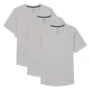 Organic V-Neck T-Shirt 3 Pack / Heather Grey -The Perfect Jean Shop heather grey v neck tee 3 pack