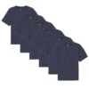 Organic Athletic Fit Crew Neck T-Shirt 6 Pack / Navy -The Perfect Jean Shop navy athletic crew neck 6 pack