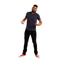 Slim Fit / Slash (Ripped Black) 13 Slim Fit / Slash (Ripped Black) -The Perfect Jean Shop slim slash navyV 0080 Edit