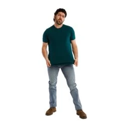 Organic Crew Neck T-Shirt 3 Pack / Teal 9 Organic Crew Neck T-Shirt 3 Pack / Teal -The Perfect Jean Shop slimthicc sky tealcrew 0355 Edit 672e62e4 eff8 492a 8367 af77512450f2