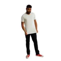 Organic V-Neck T-Shirt 3 Pack / Mint -The Perfect Jean Shop slimthicc submarine mintV 0452 Edit 8f199fa0 df06 4cc9 8e72 640ad36e5c76