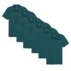Organic Polo Shirt 6 Pack / Teal -The Perfect Jean Shop teal polo 6 pack