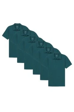 Organic Polo Shirt 6 Pack / Teal