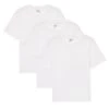 Organic Athletic Fit Crew Neck T-Shirt 3 Pack / White -The Perfect Jean Shop white athletic crew neck 3 pack